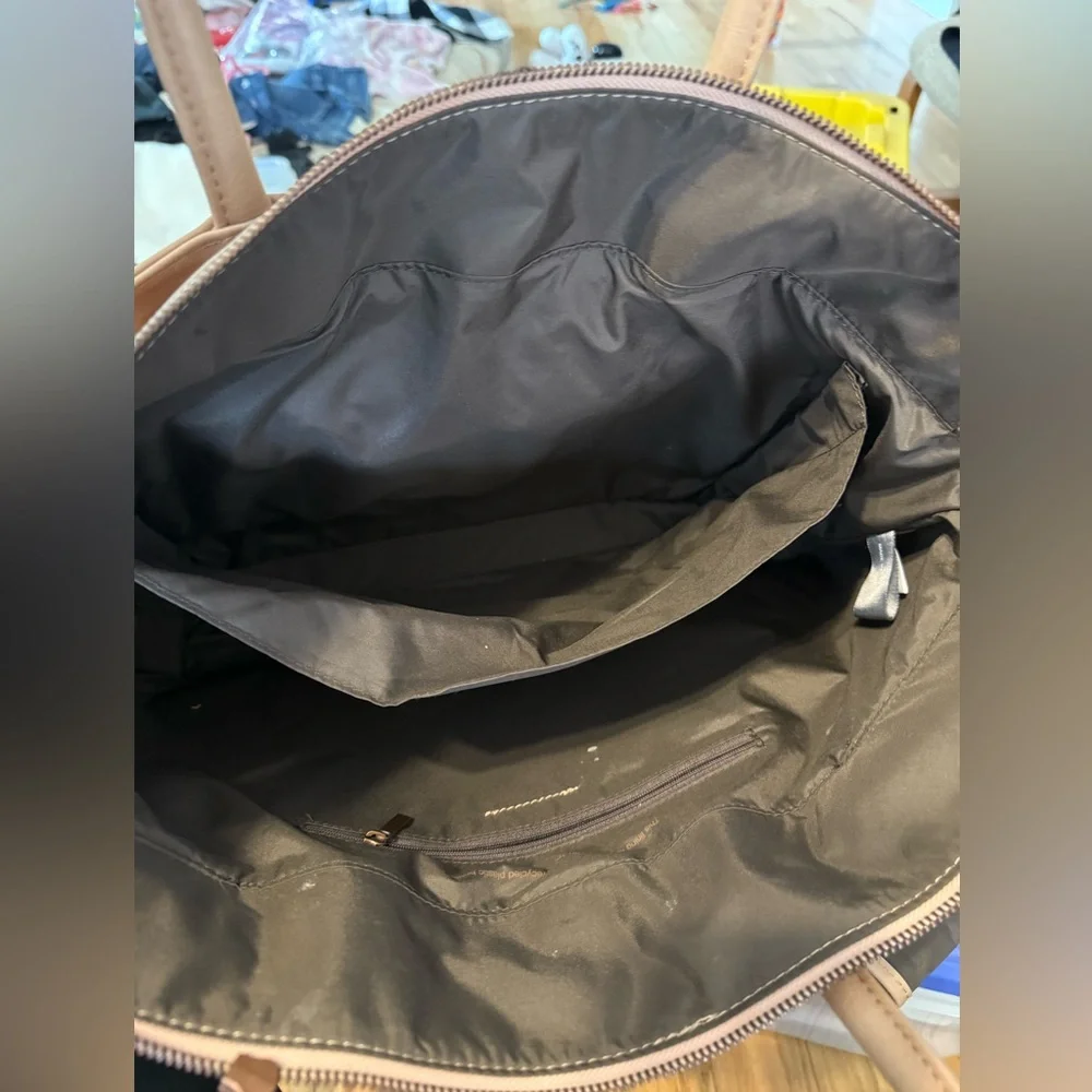 Matt & Nat 'Raylan' Vegan Leather Diaper Bag in Nude